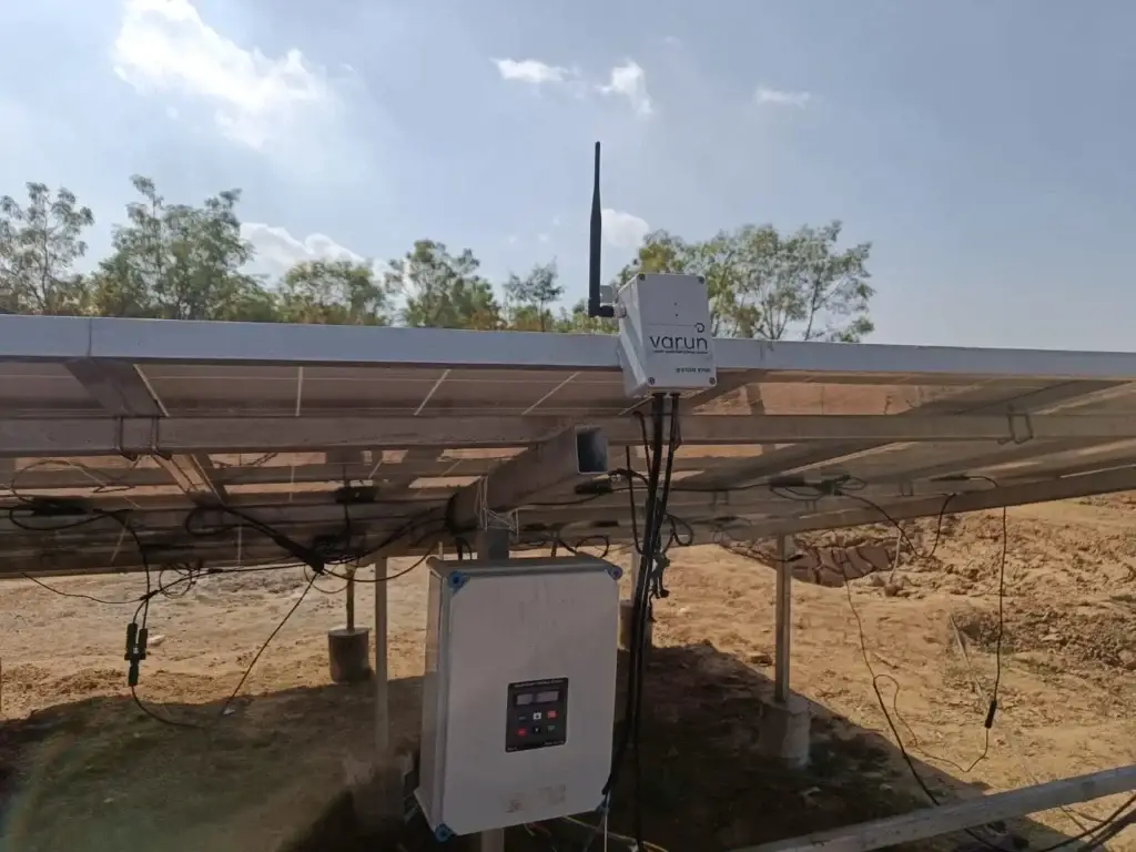 Varun with Solar Water Pump